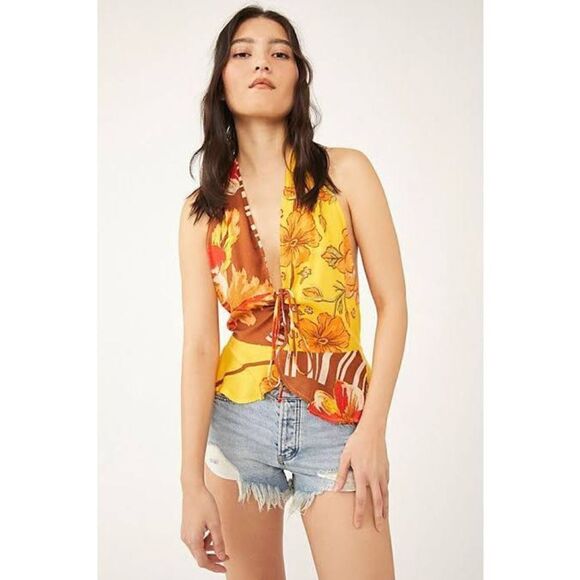 NWT Free  People Hot Tropics Tank Size XS - Picture 1 of 6